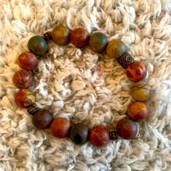 Jewelry - Gemstone bracelet in gorgeous earth tones.